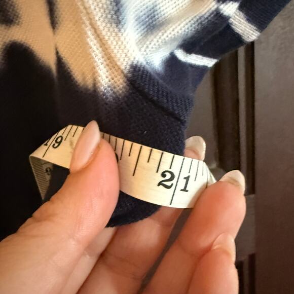 RALPH LAUREN SPORT | Navy Blue Big Pony Polo Tie Dye Short Sleeve Polo Dress XL - Picture 5 of 6